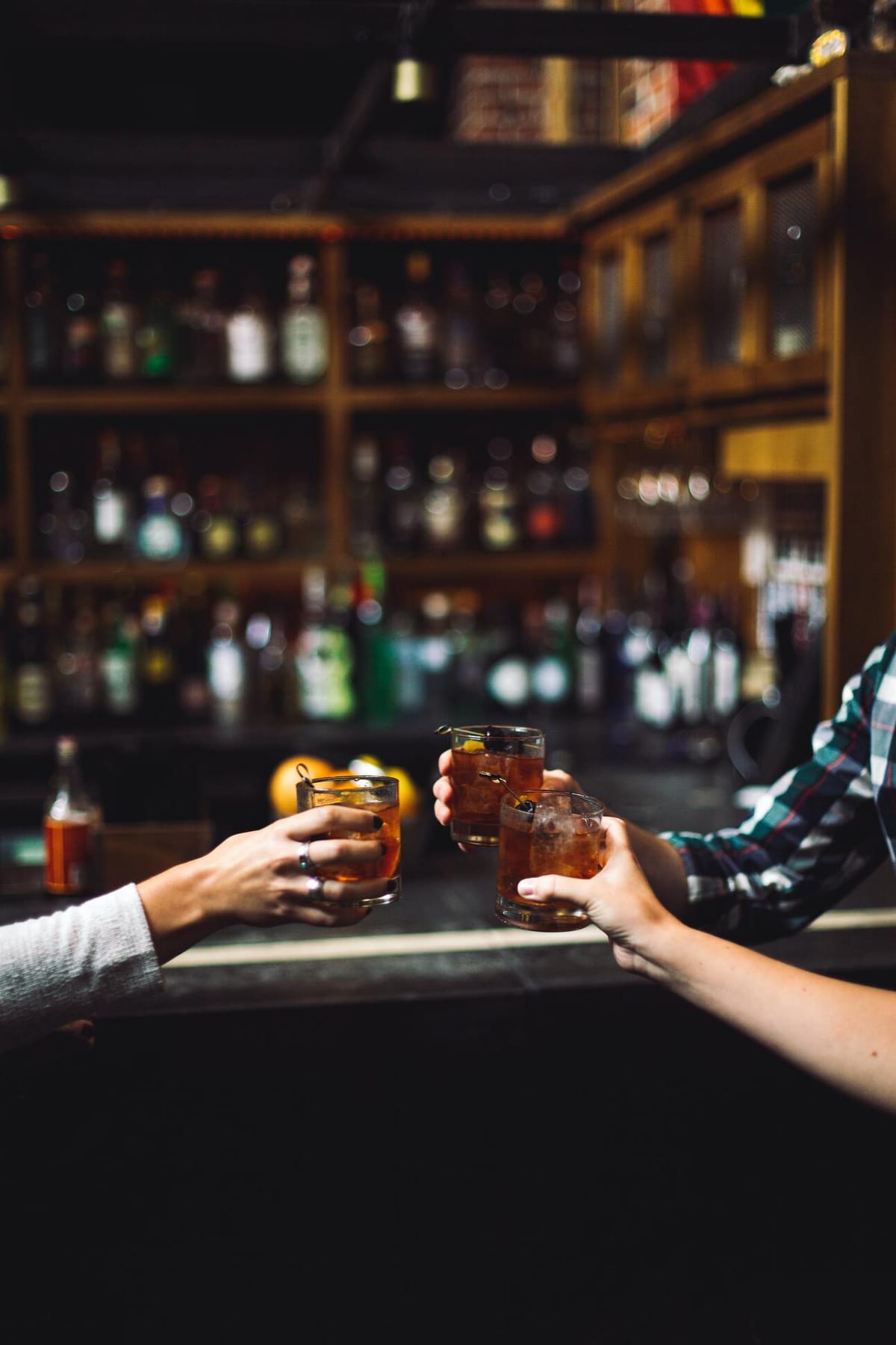 The drinks industry is about consumers ordering a drink in a bar.