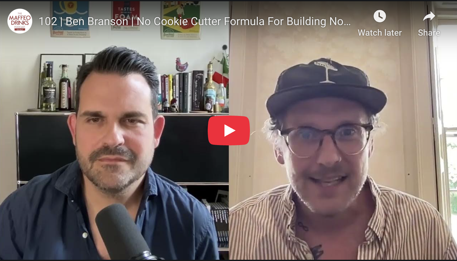 Episode 102 | Ben Branson | No Cookie-Cutter Formula For Building Non-Alc Spirits - The 3 Core Things and The 1000 People | Seedlip, Seasn, Sylva Labs