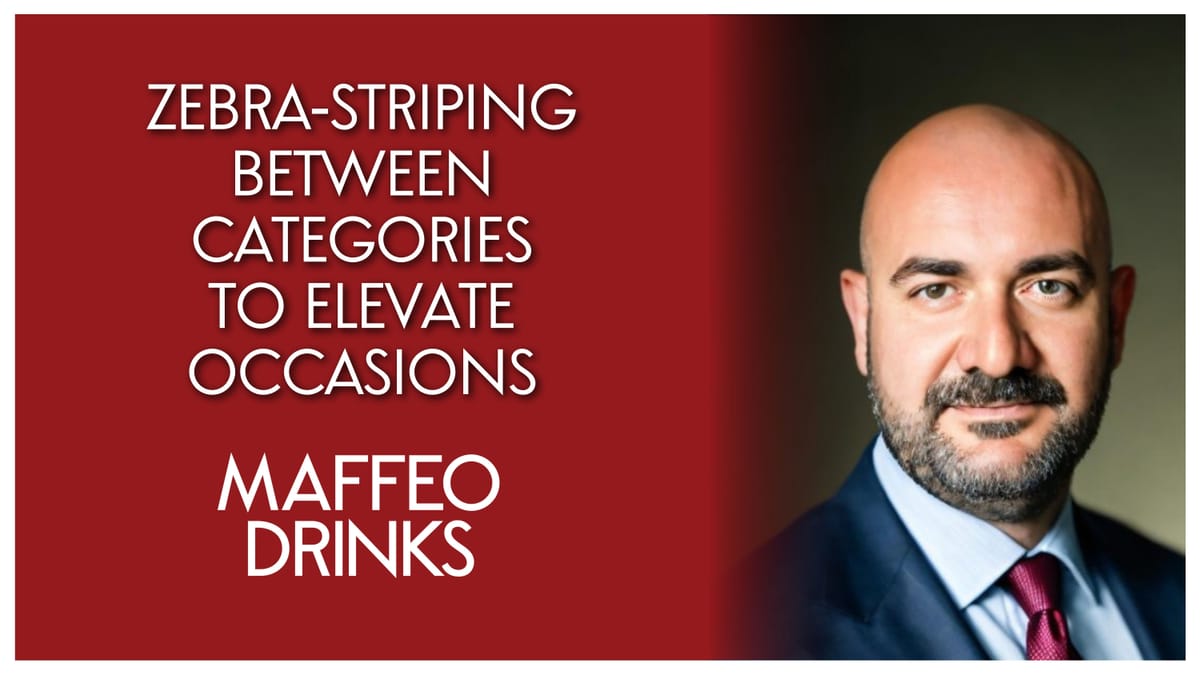 Zebra-Striping Between Categories To Elevate Occasions with Filiberto Amati