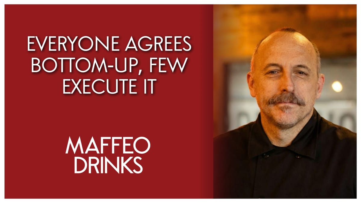 Everyone Agrees Bottom-Up, Few Execute It: Eric Franco on Why Funding Pressure Makes You Skip What You Know Works