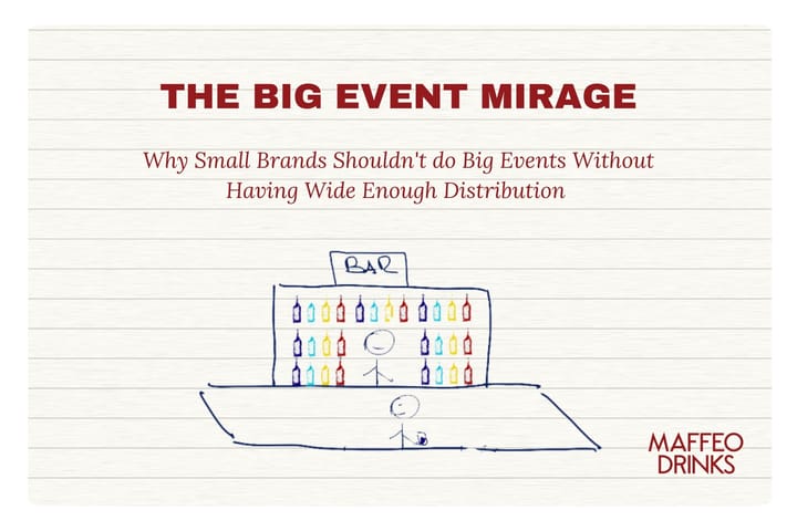 The Big Event Mirage Guide: Why Small Brands Shouldn't do Big Events Without Having Wide Enough Distribution